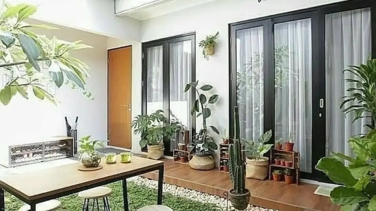 Inspirasi Desain Rumah Minimalis 3 Kamar dengan Taman Asri di Kampung