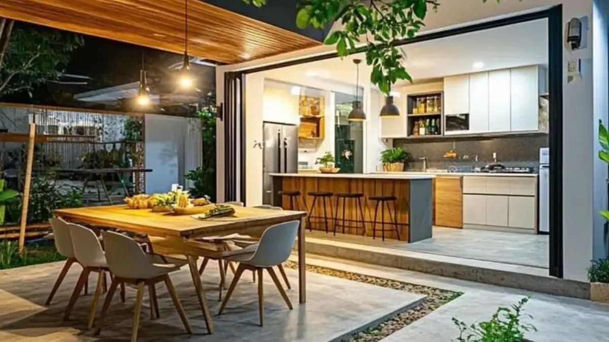 Inspirasi Desain Ruang Makan Outdoor yang Estetik, Bikin Betah Ngumpul Bareng Keluarga!