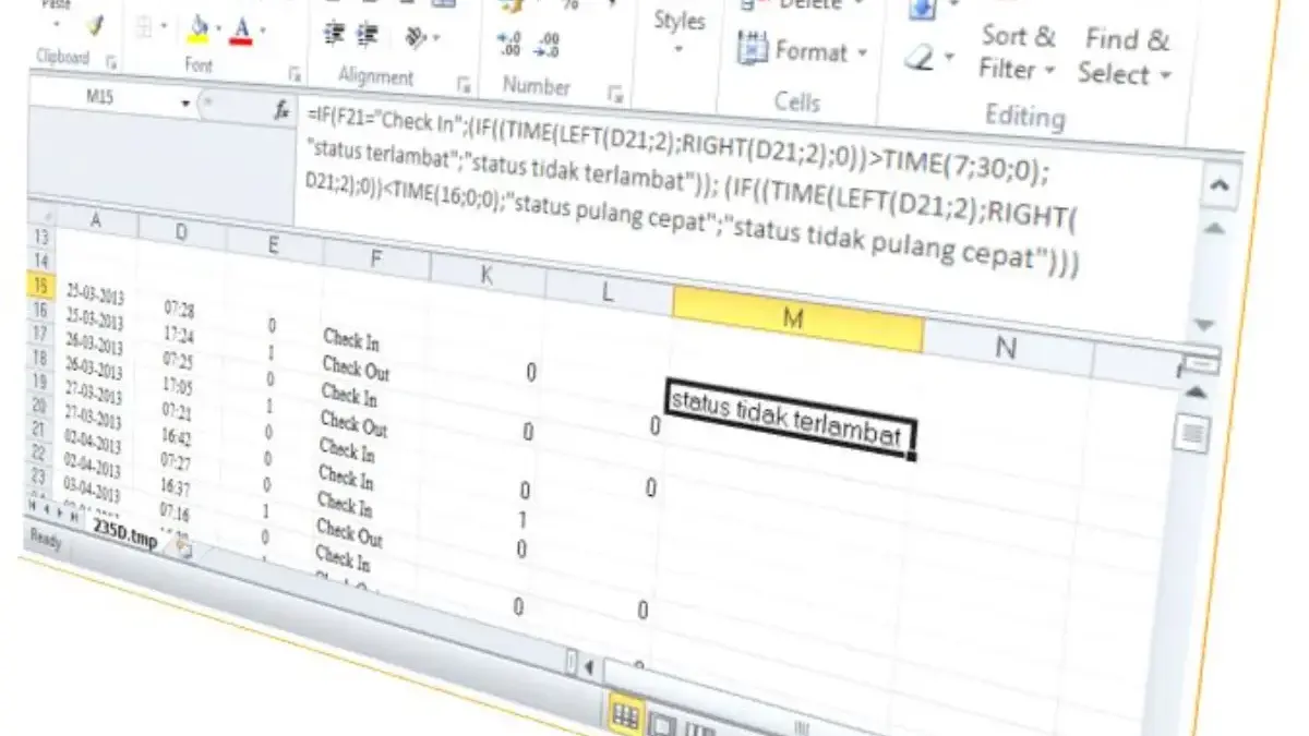 Cara Menggunakan Fungsi COUNTIF dan SUMIF di Excel