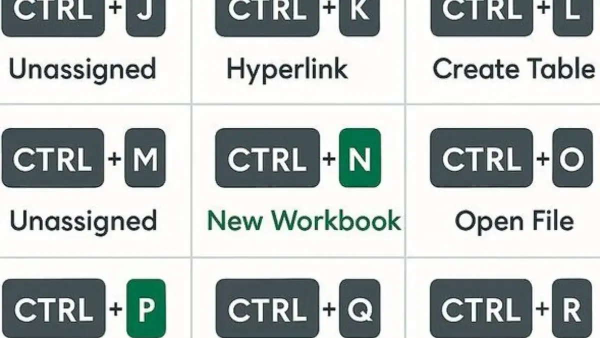 10 Daftar Shortcut Keyboard Excel yang Wajib Diketahui Pemula 