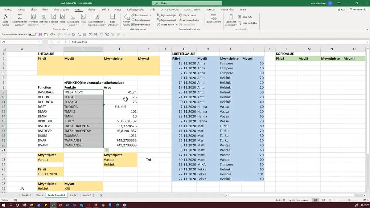 10 Fungsi Dasar Excel yang Wajib Dikuasai Pemula