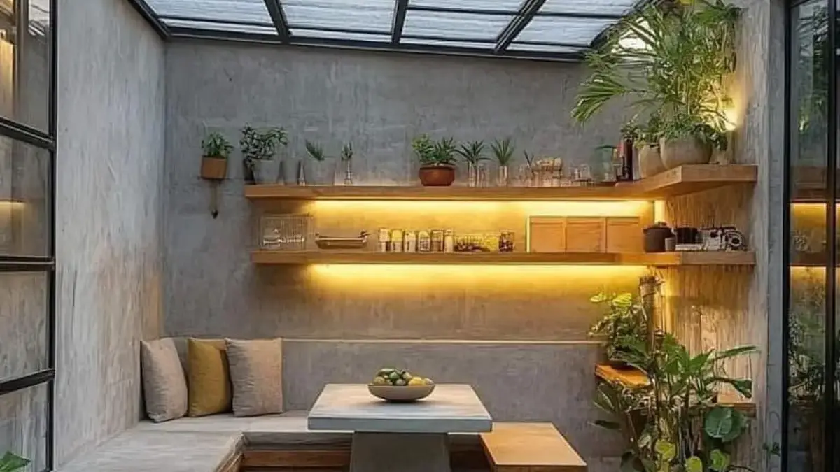 Lampu LED untuk teras rumah. Foto: Pinterest/Rakcer.id