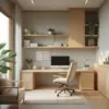 Inspirasi Desain Ruang Kerja Gaya Japandi di Rumah, Bikin Kerja Betah Seharian!
