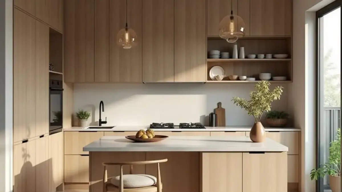 Inspirasi Desain Dapur Minimalis Gaya Japandi yang Fungsional dan Estetik, Bikin Semangat Masak! 