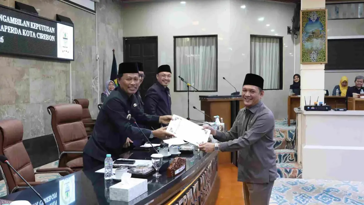 Tok!! Paripurna DPRD Tetapkan APBD 2026, Nilainya Rp.1.494.256.418.924 DPRD kota Cirebon