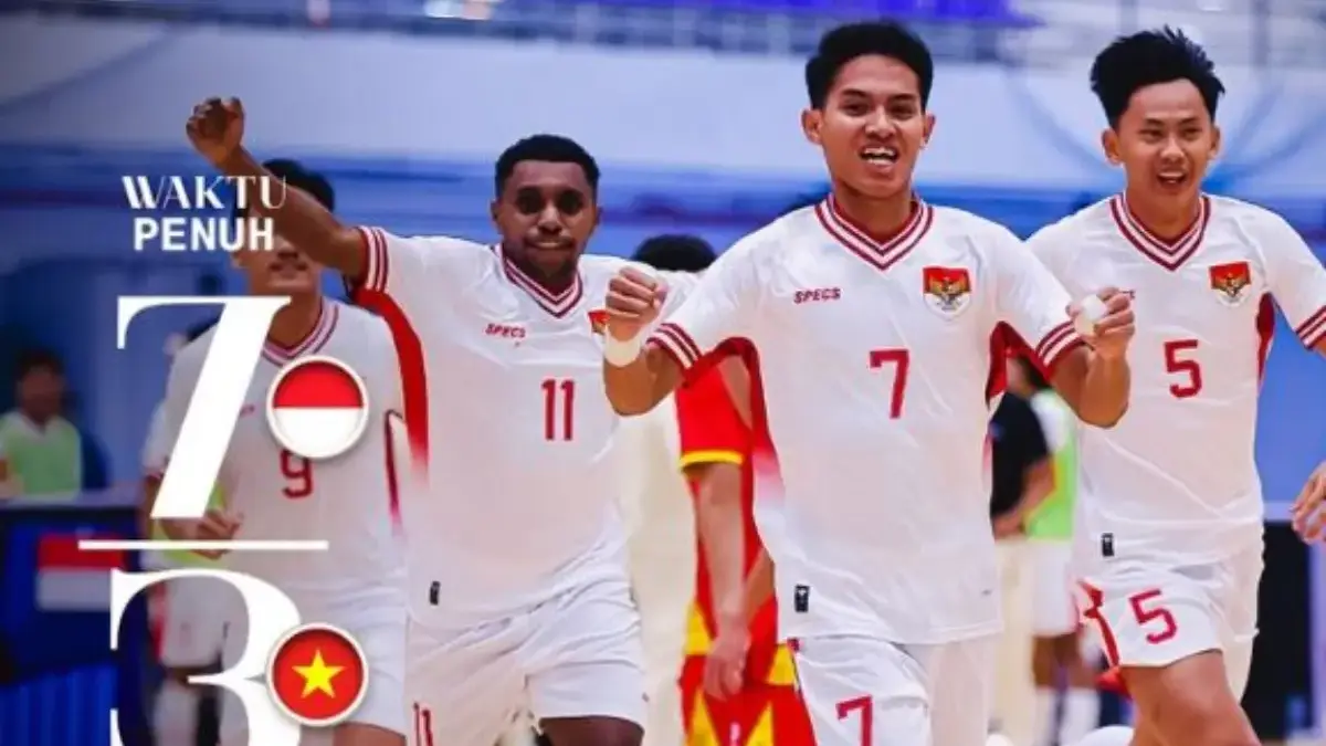 Bantai Vietnam 7-3 Timnas Futsal Indonesia U19 Melaju Final Timnas Futsal Indonesia U19