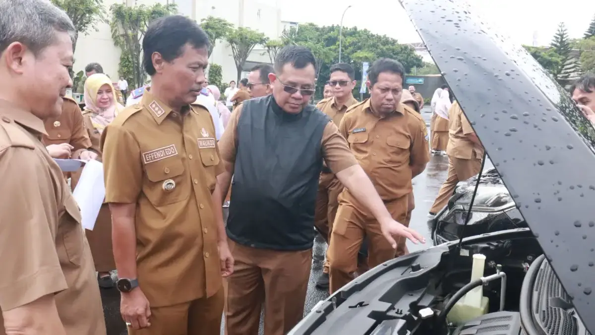 Ratusan Kendaraan Plat Merah Dicek Walikota, Begini Kondisinya Pemkot Cirebon