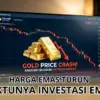 Harga Emas Turun