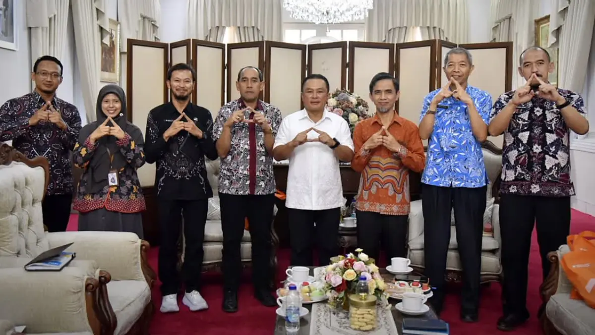 Bupati dan BPS Sepakat Sukseskan Desa Cantik dan Sensus Ekonomi 2026 Kunjungan BPS Kuningan ke Pendopo.
