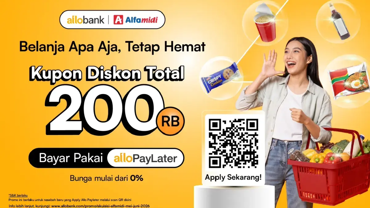 Cara Daftar Allo PayLater Alfamidi Bonus Kupon