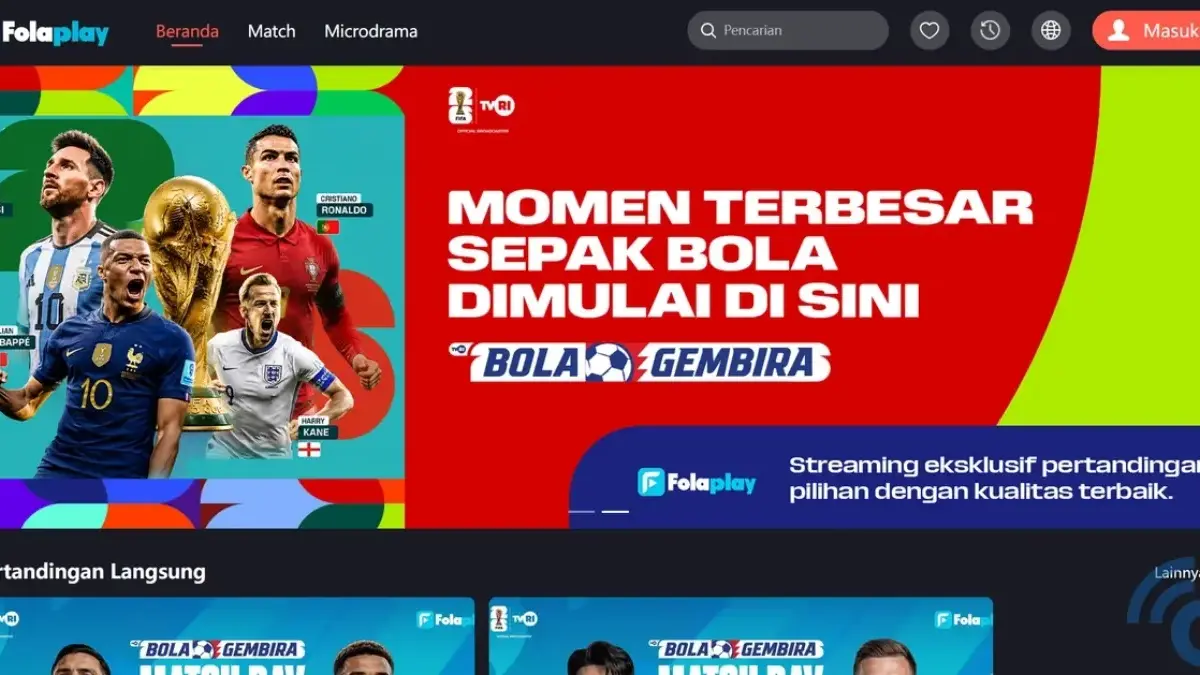 Cara Nonton Piala Dunia 2026 Lewat Aplikasi FolaPlay Cara Nonton Piala Dunia 2026 Lewat Aplikasi FolaPlay