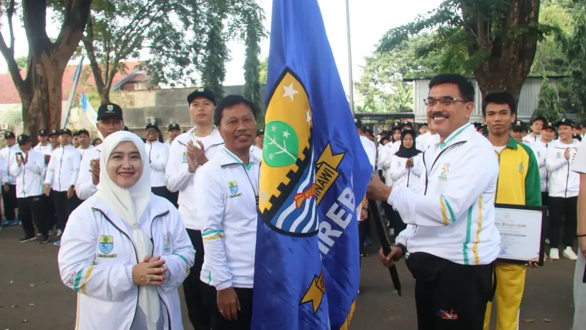 Pemkot Cirebon Lepas Kontingen PORSENITAS XIII Pemkot Cirebon