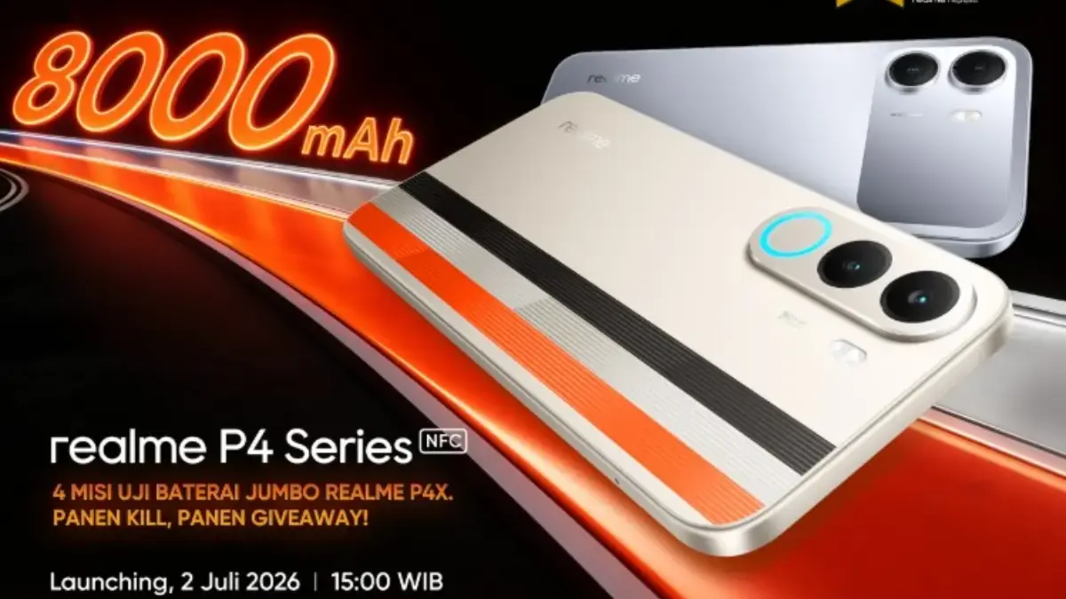 Realme P4 Series Siap Debut di Indonesia 2 Juli 2026, Gandeng Tim Esports RRQ!