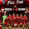 Indonesia vs Mozambik