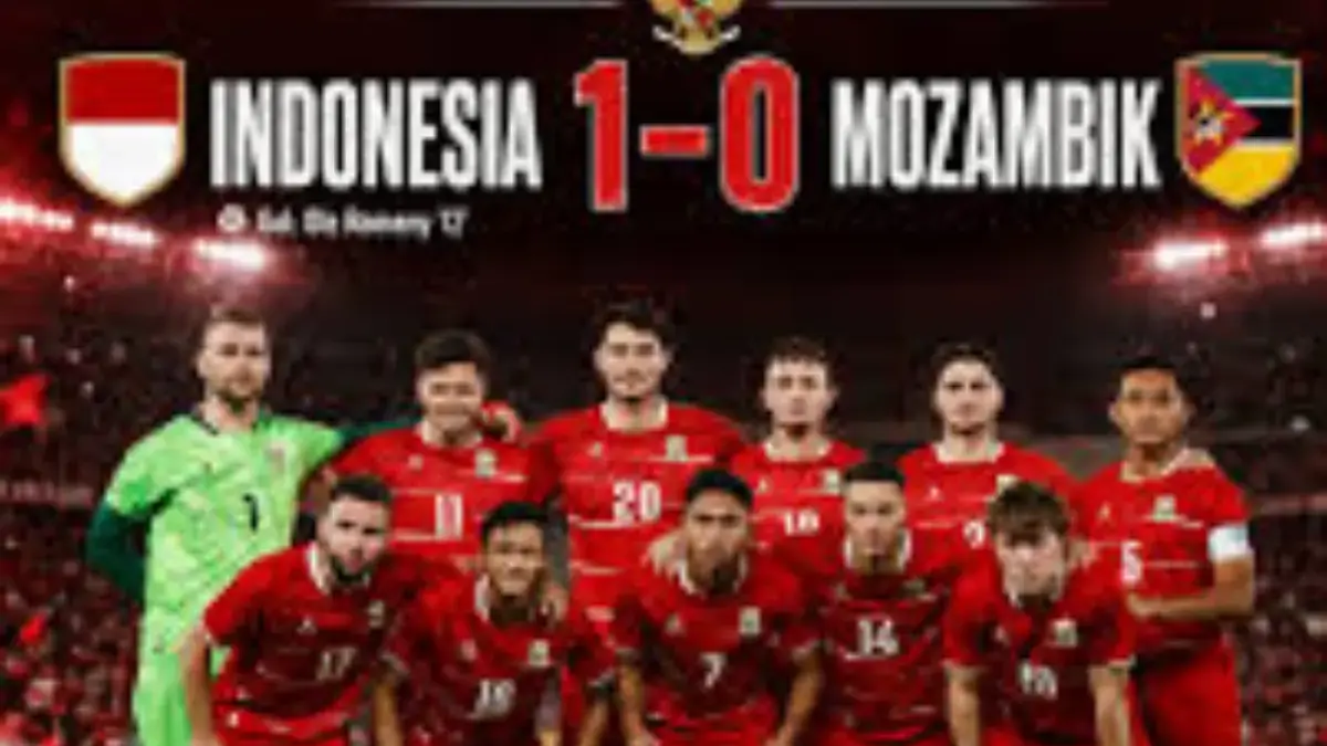 FIFA MATCH DAY: Hasil Indonesia vs Mozambik Skor 1-0 Menang Tipis Indonesia vs Mozambik