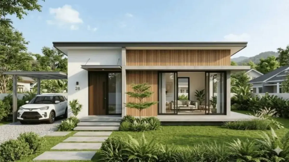 7 Inspirasi Desain Rumah Minimalis : Cocok Buat Keluarga Gen z