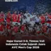 Timnas Voli Indonesia Juara 1 AVC CUP 2026