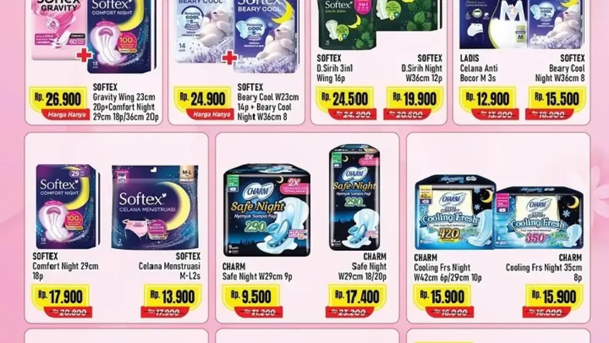 Promo Alfamart Juli 2026: Diskon Cantik dan Perawatan Bebas Gerak hingga 40%!