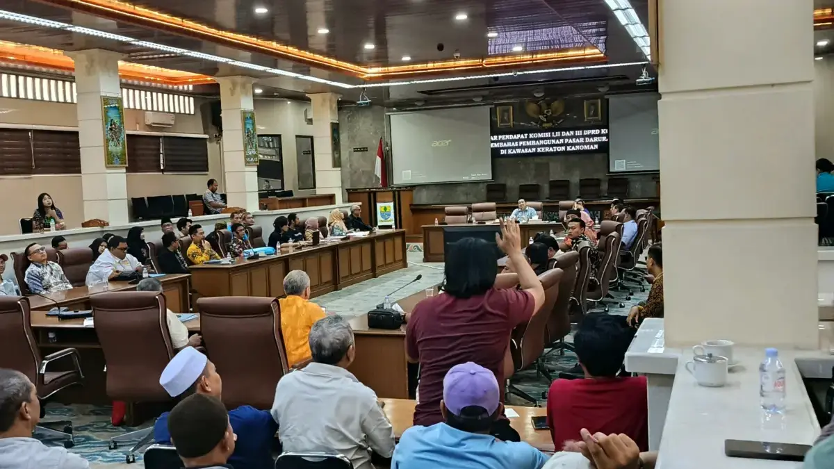 Pedagang Pasar Kanoman Sampaikan Keluhan ke DPRD DPRD kota Cirebon