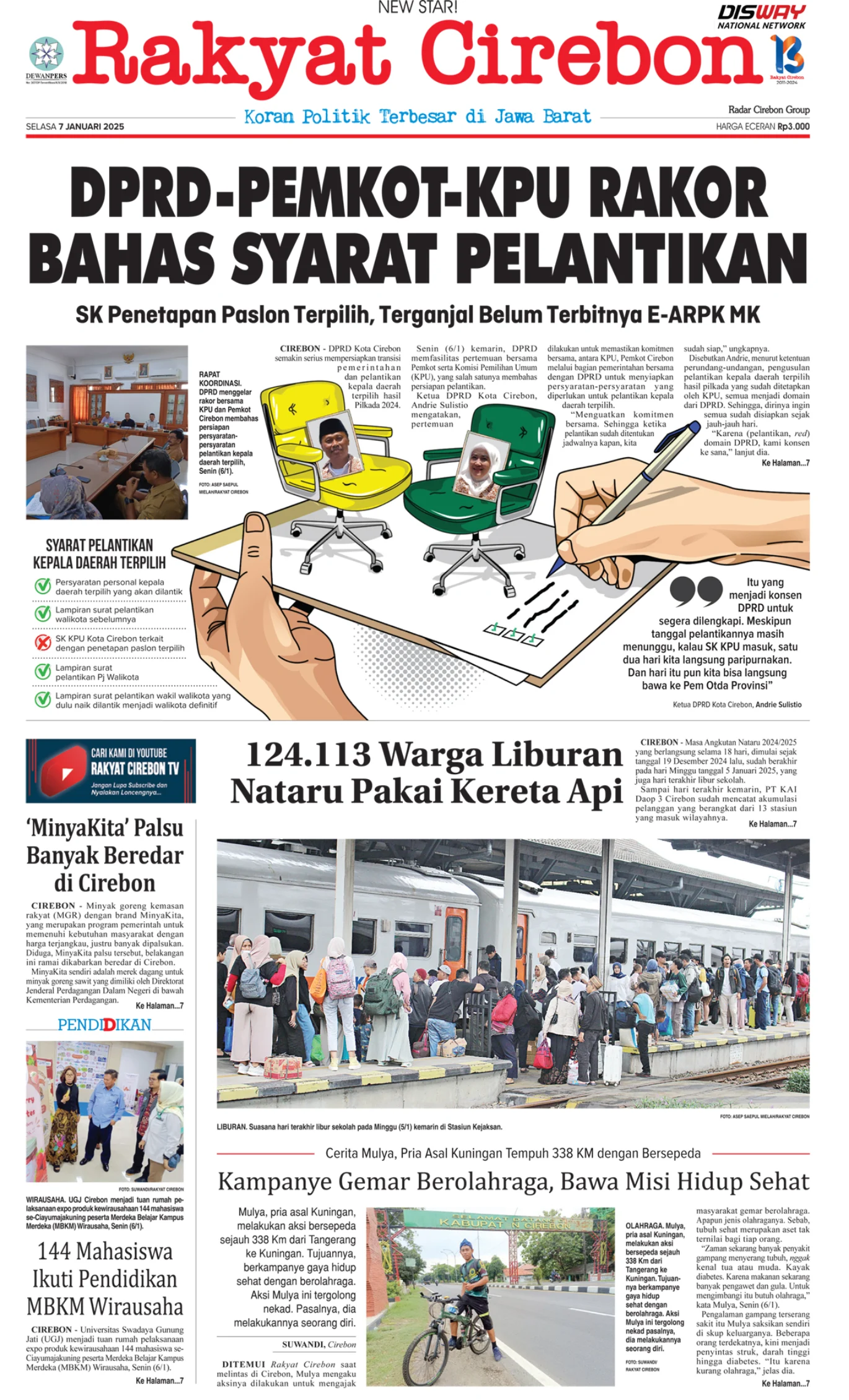 Rakyat Cirebon Edisi 7 Januari 2025